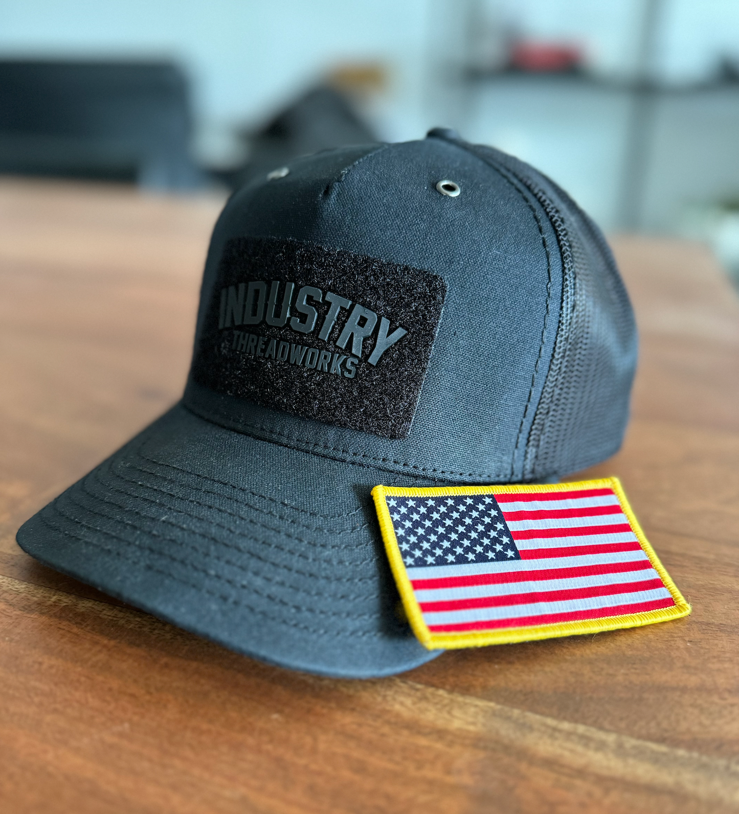 Shift Trucker Hat - Black Waxed Canvas