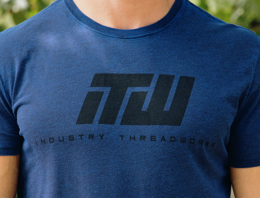 Branded - Cross Dye Burnout Blue