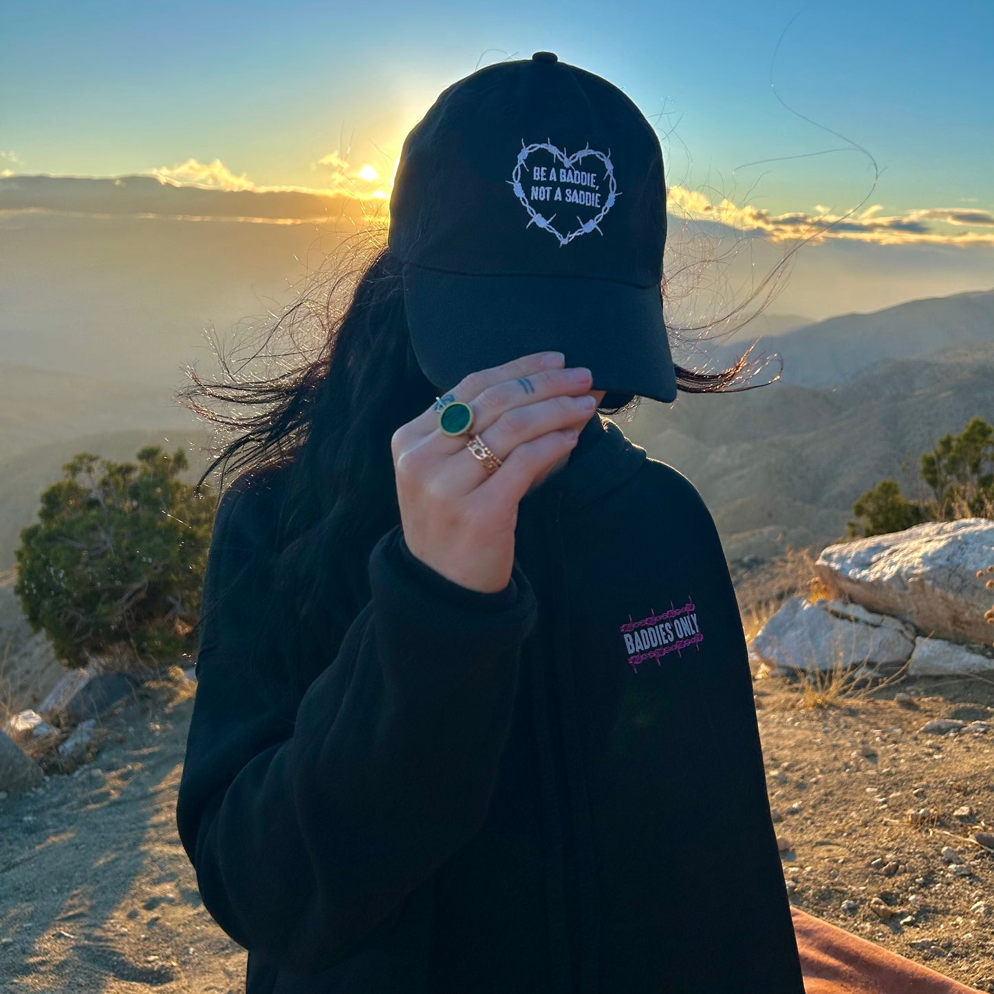 Baddie - Women's Dad Hat - Black