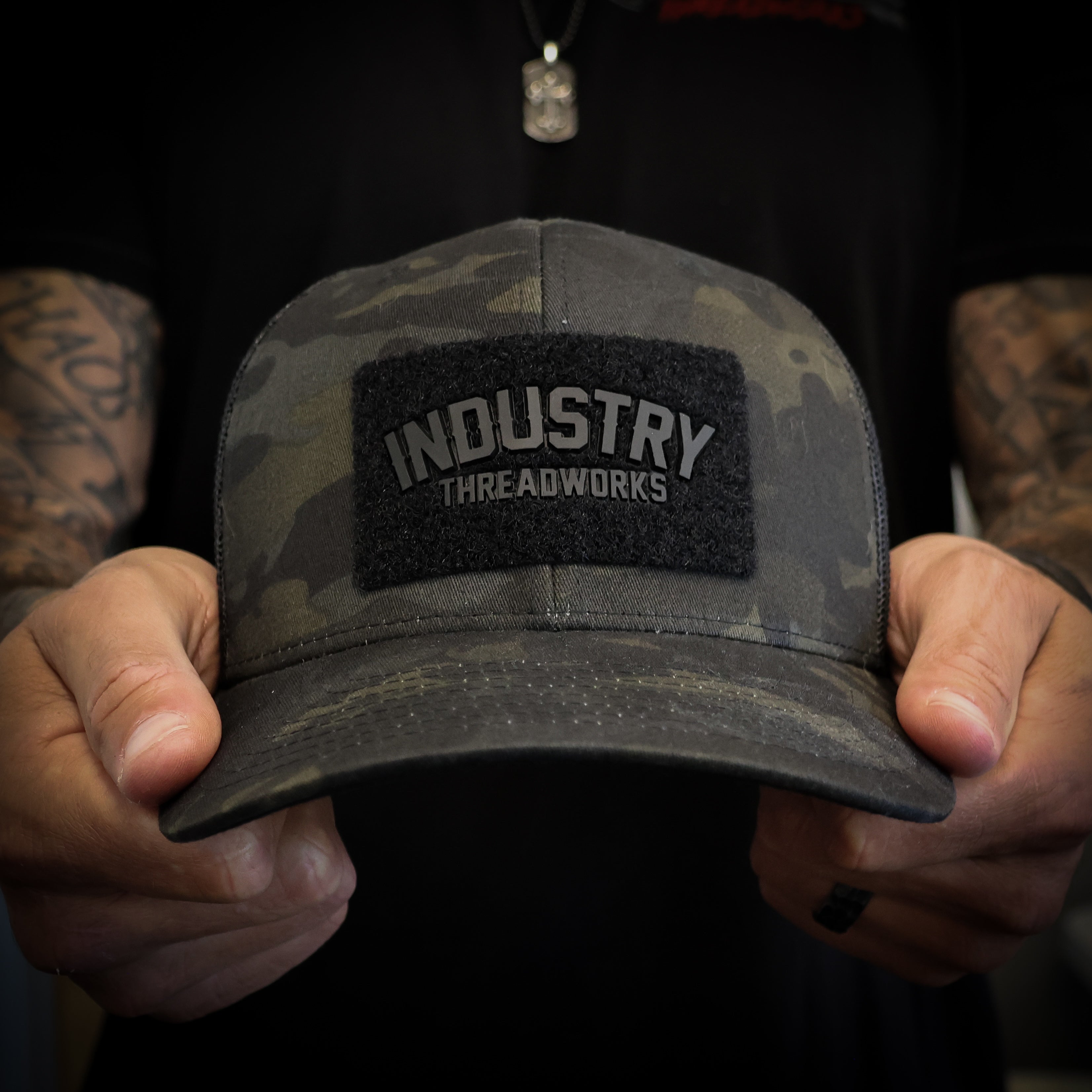 Multi Tasker Hat Shift Trucker Hat - Black Multicam – Industry Threadworks