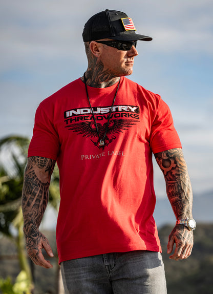 Vintage ITW Staple Tee - Red