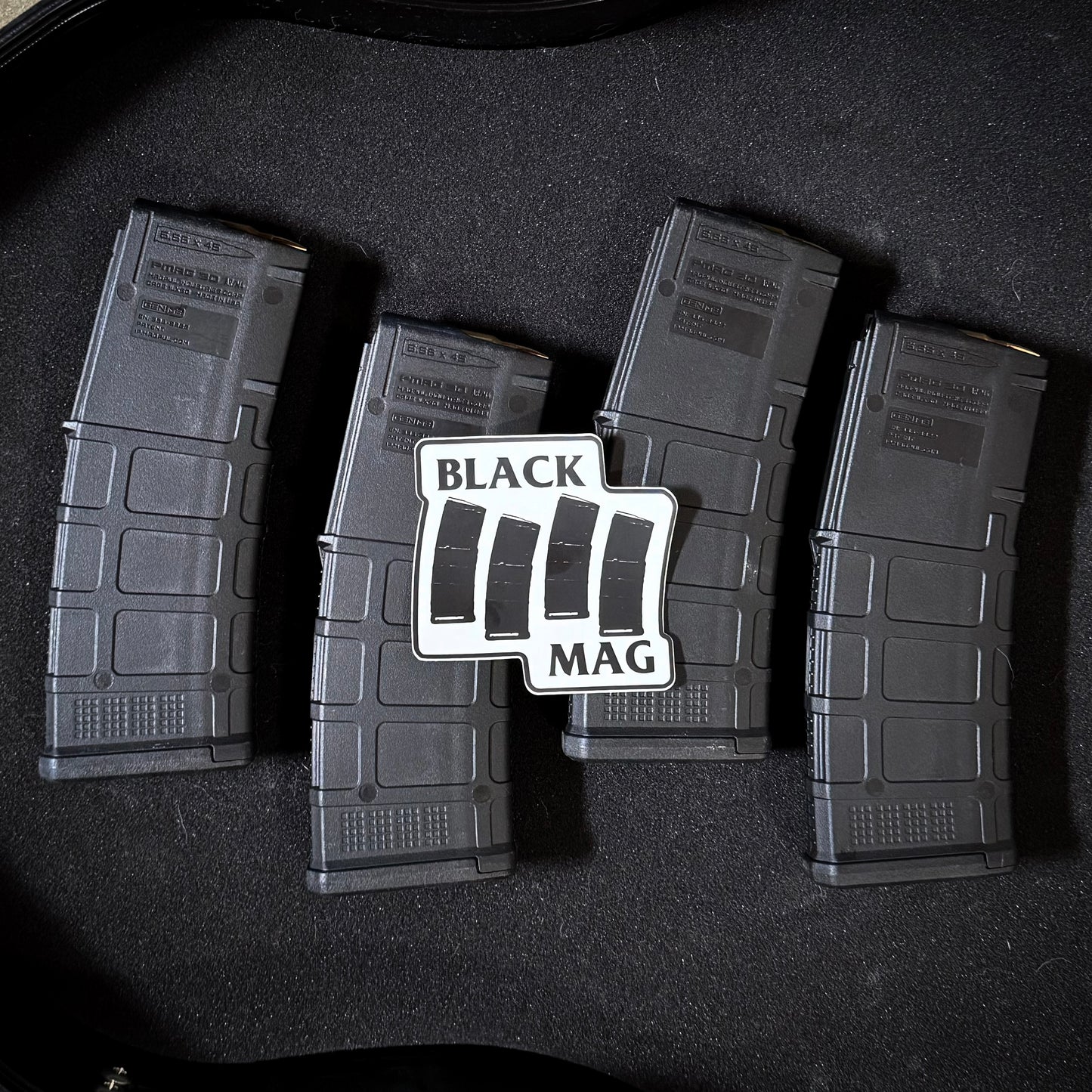 Black Mag Sticker