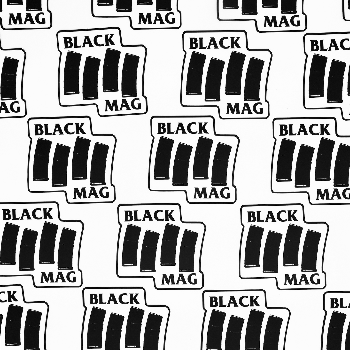 Black Mag Sticker