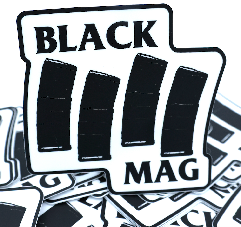 Black Mag Sticker
