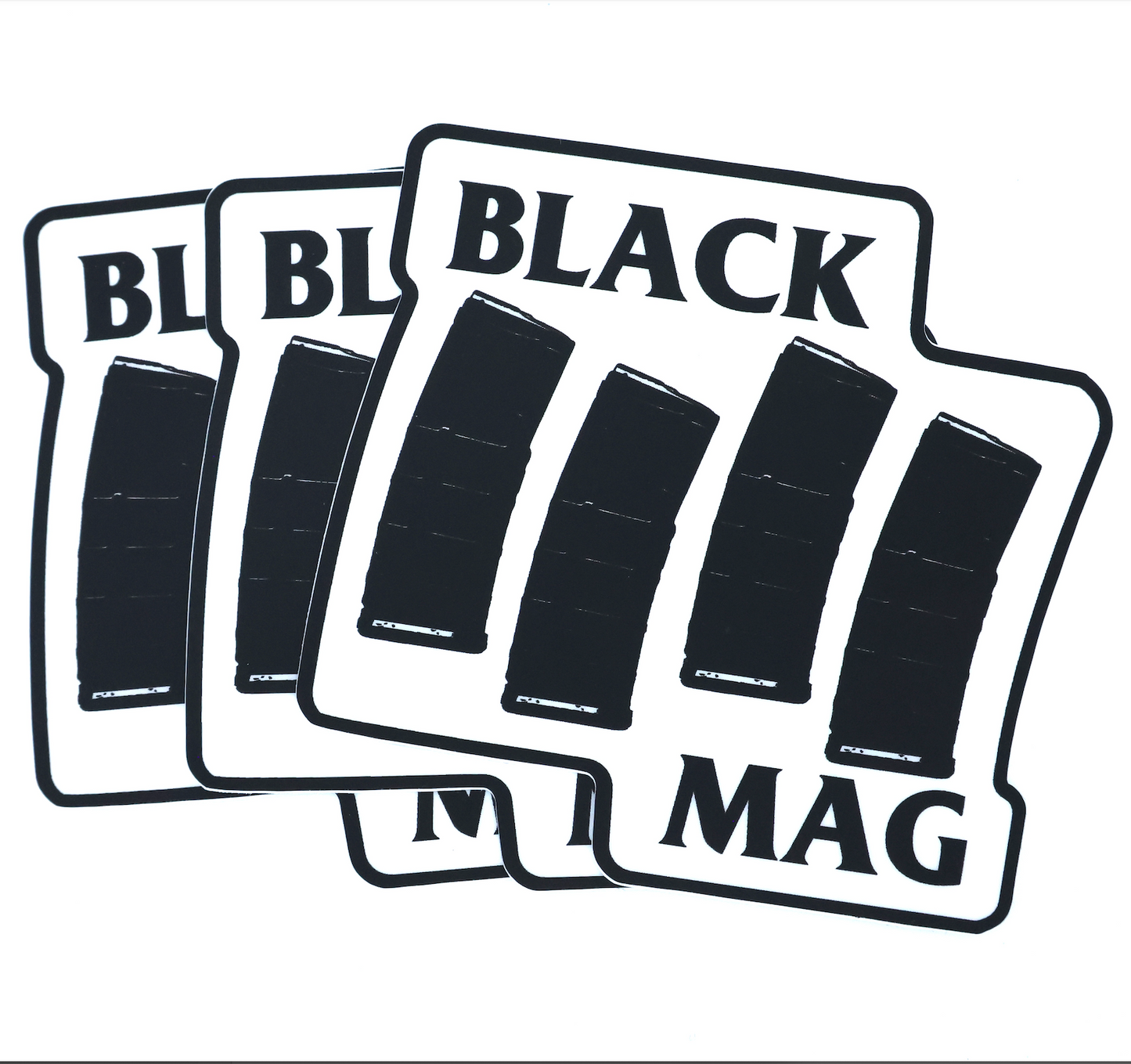 Black Mag Sticker