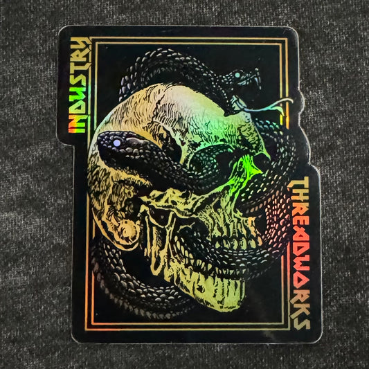 Snake Eyes Sticker - Holographic