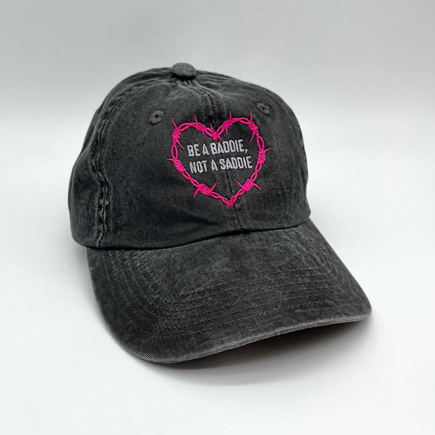 Baddie - Women's Dad Hat - Vintage Black